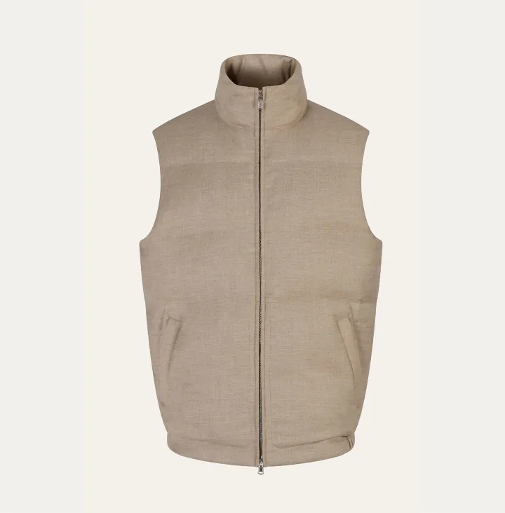 Gilet in lana e cashmere