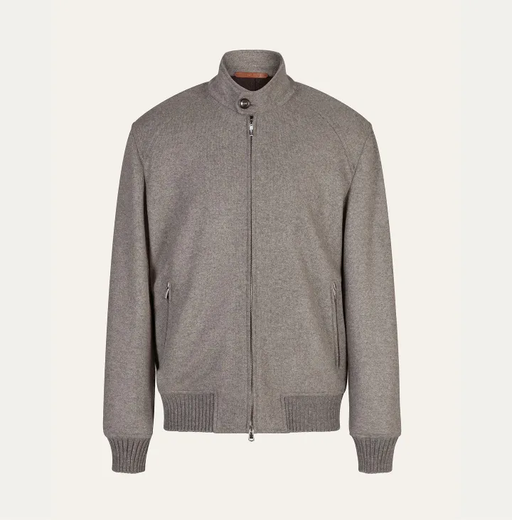 Bomber in cashmere