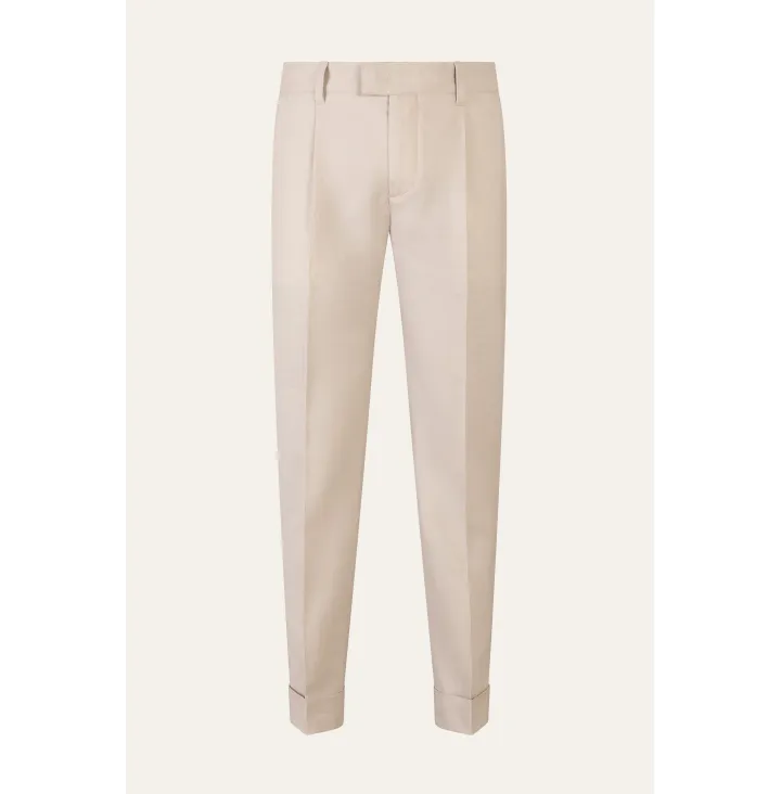 Pantalone leisure fit con pince