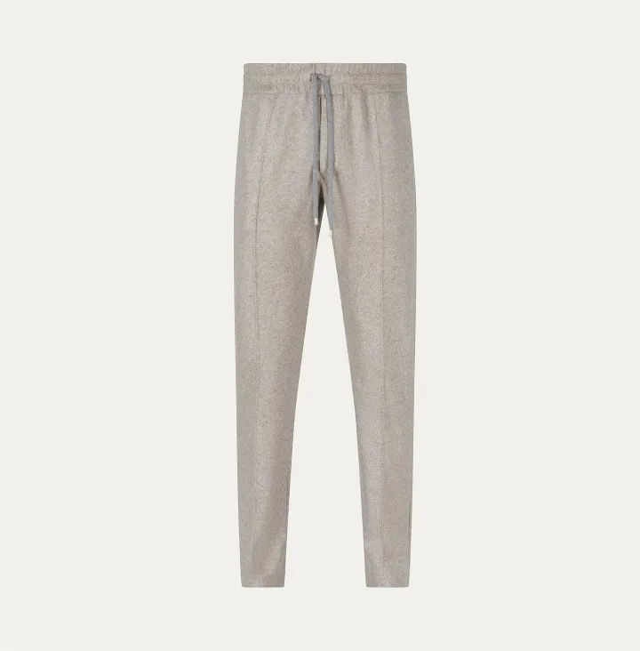 Pantalone travelwear in cashmere