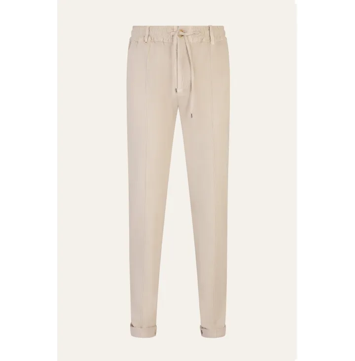 Pantaloni con coulisse tinto capo