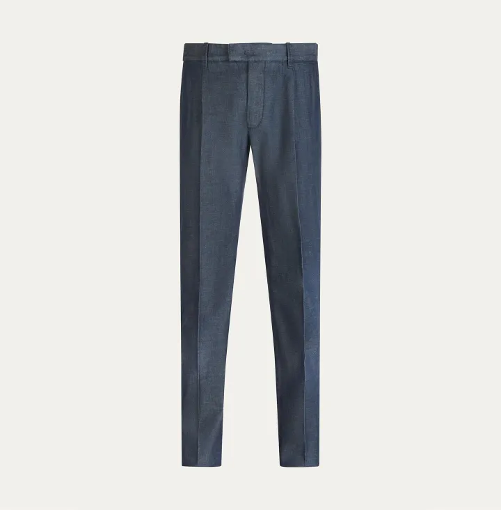 Pantalone leisure fit in tela denim